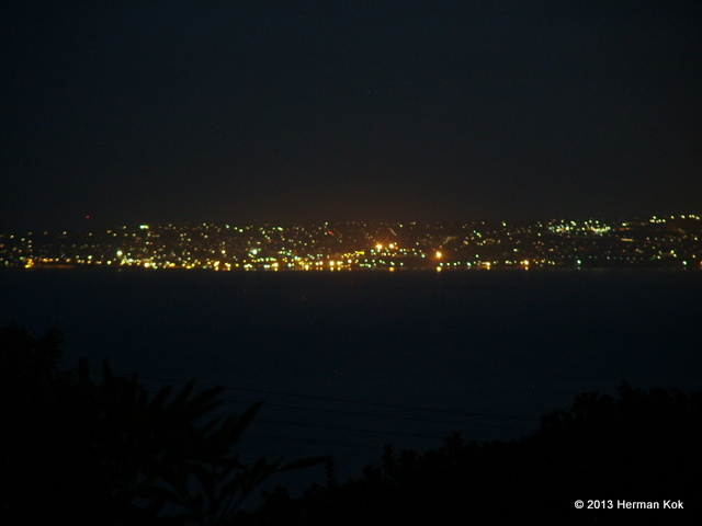Mossel Bay at night