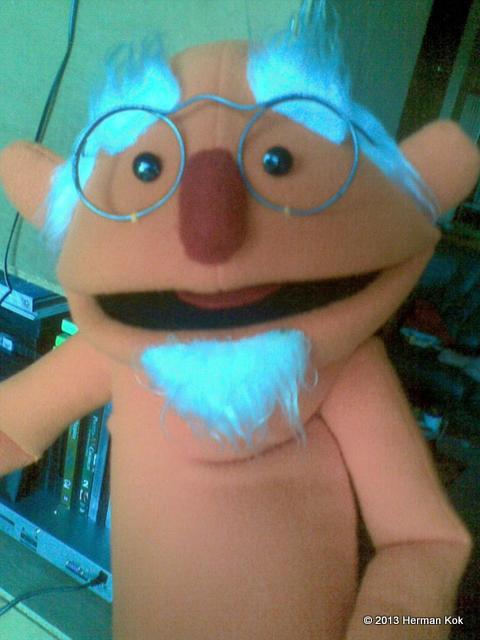 Grandpa puppet