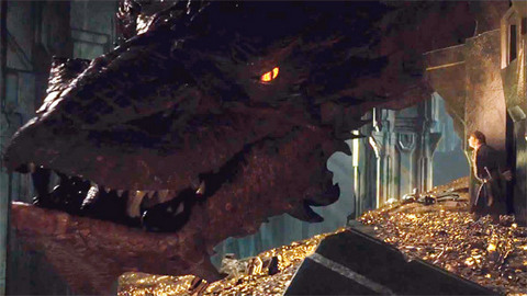 Bilbo and Smaug