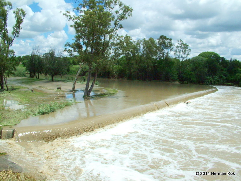 River after flood