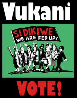 Vukani means "Wake Up!" Image links to the campaign website