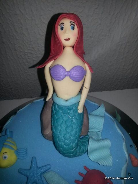 Little Mermaid Ariel Fondant Figurine