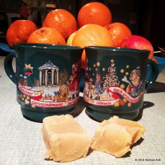 Gluhwein and fudge
