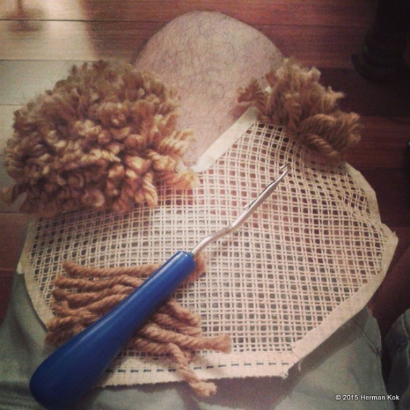 Canvas work tapestry