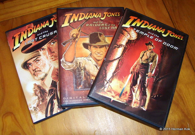 Indiana Jones DVDs
