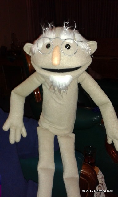 Grandpa puppet